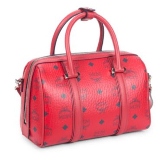 New with Tags MCM Aren Visetos Monogram Crossbody Top Handle Bag - Picture 4 of 7